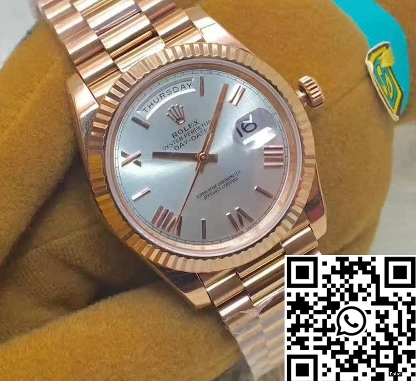 Dial 40 Rose Gold Rolex Factory 40MM Day-Date 228235 EW Sundust 0327